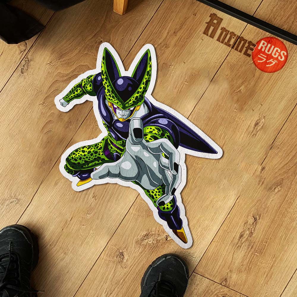 Cell Shaped Rug Custom Anime Dragon Ball Mats Room Decor Quality Carpets-Animerugs