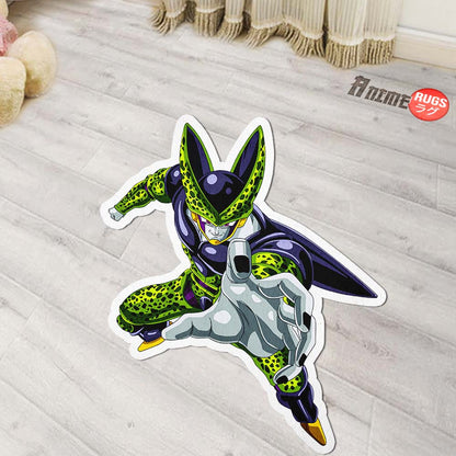 Cell Shaped Rug Custom Anime Dragon Ball Mats Room Decor Quality Carpets-Animerugs