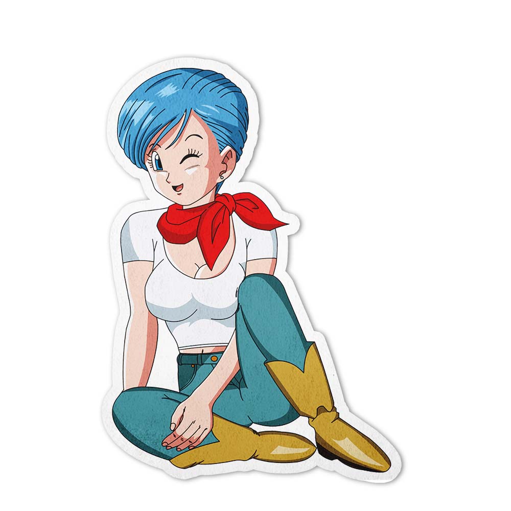 Bulma Shaped Rug Custom Anime Dragon Ball Mats Room Decor Quality Carpets-Animerugs
