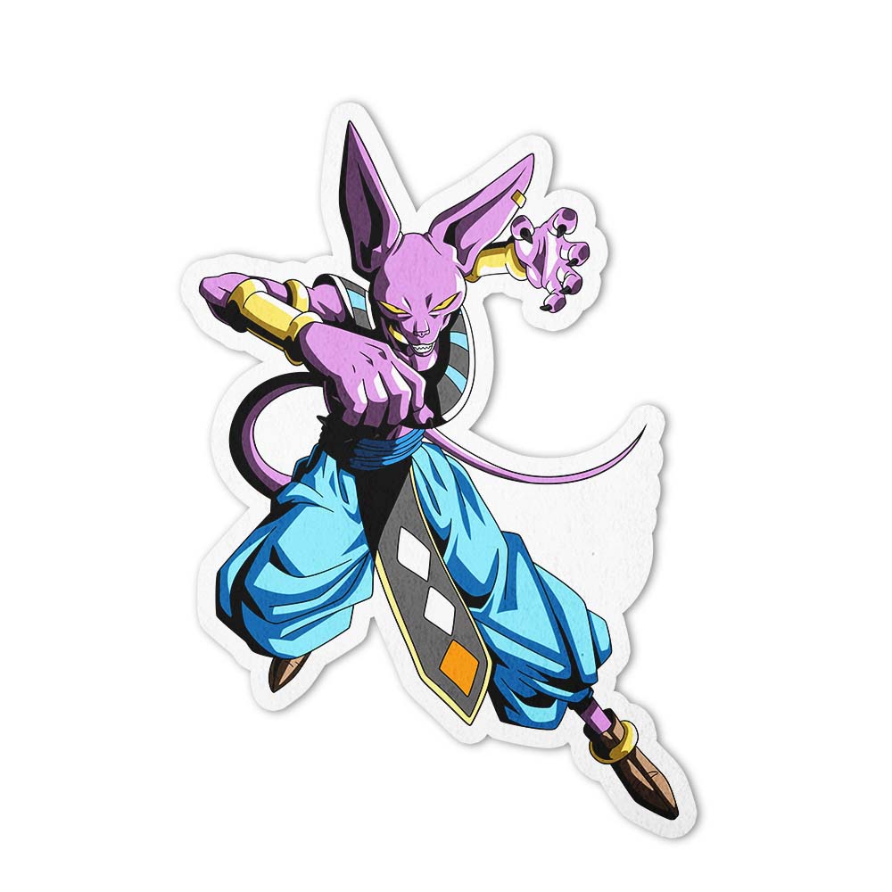 Beerus Shaped Rug Custom Anime Dragon Ball Mats Room Decor Quality Carpets-Animerugs