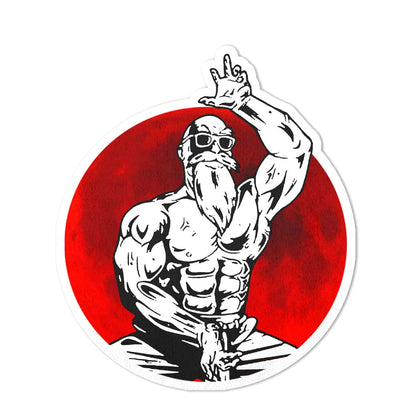 Master Roshi Shaped Rug Custom Anime Dragon Ball Mats Room Decor Quality Carpets-Animerugs