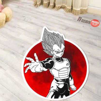Vegeta Shaped Rug Custom Anime Dragon Ball Mats Room Decor Quality Carpets-Animerugs