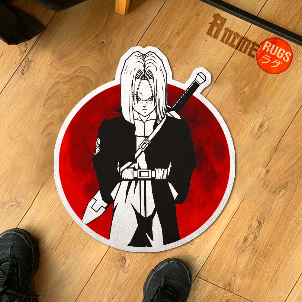 Future Trunks Shaped Rug Custom Anime Dragon Ball Mats Room Decor Quality Carpets-Animerugs