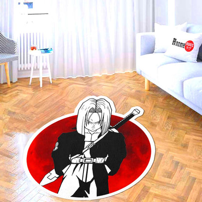 Future Trunks Shaped Rug Custom Anime Dragon Ball Mats Room Decor Quality Carpets-Animerugs