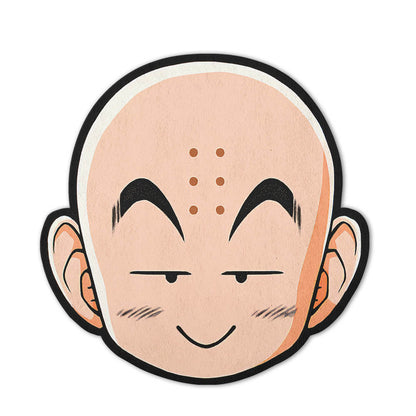 Krillin Shaped Rugs Custom Anime Dragon Ball Carpets Room Decor Mats-Animerugs