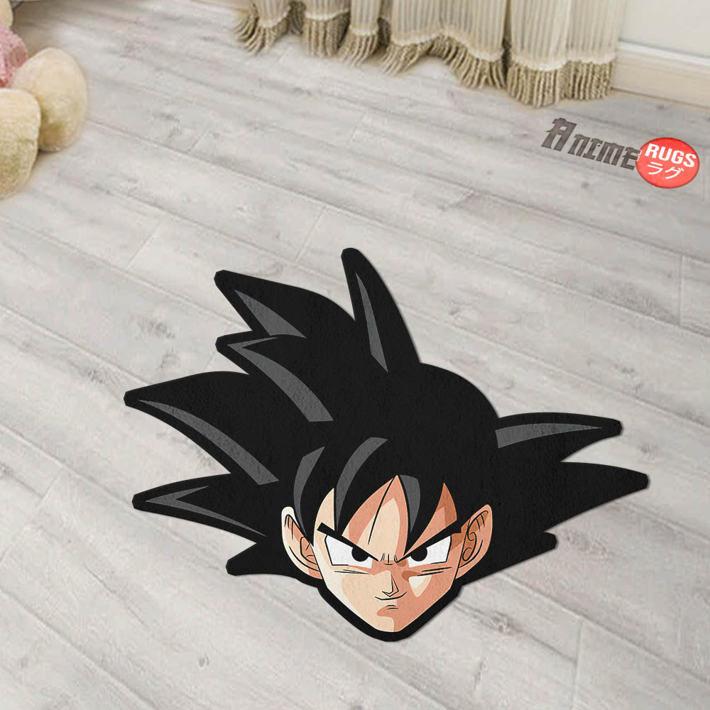 Goku Shaped Rugs Custom Anime Dragon Ball Carpets Room Decor Mats-Animerugs