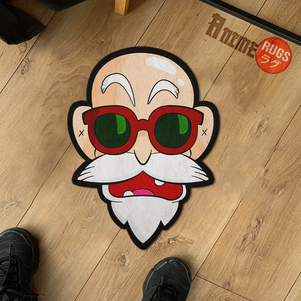 Master Roshi Shaped Rugs Custom Anime Dragon Ball Carpets Room Decor Mats-Animerugs