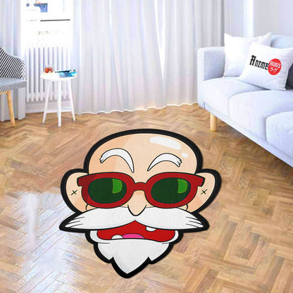 Master Roshi Shaped Rugs Custom Anime Dragon Ball Carpets Room Decor Mats-Animerugs