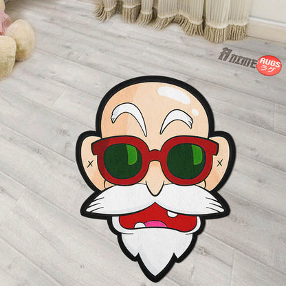 Master Roshi Shaped Rugs Custom Anime Dragon Ball Carpets Room Decor Mats-Animerugs