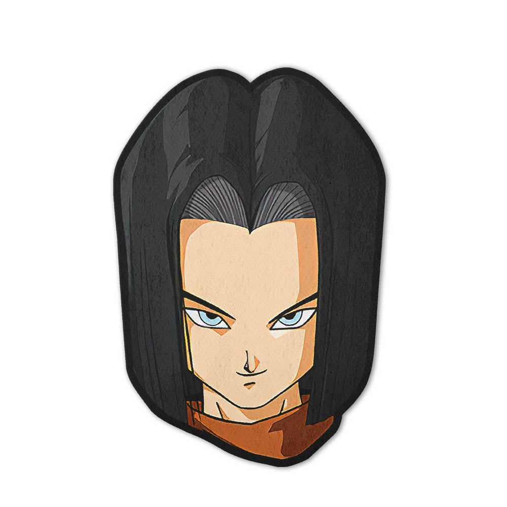 Android 17 Shaped Rugs Custom Anime Dragon Ball Carpets Room Decor Mats-Animerugs
