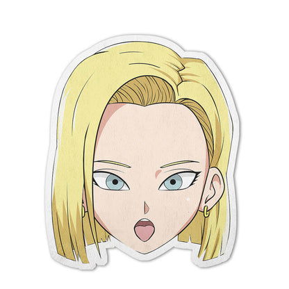 Android 18 Shaped Rugs Custom Anime Dragon Ball Carpets Room Decor Mats-Animerugs