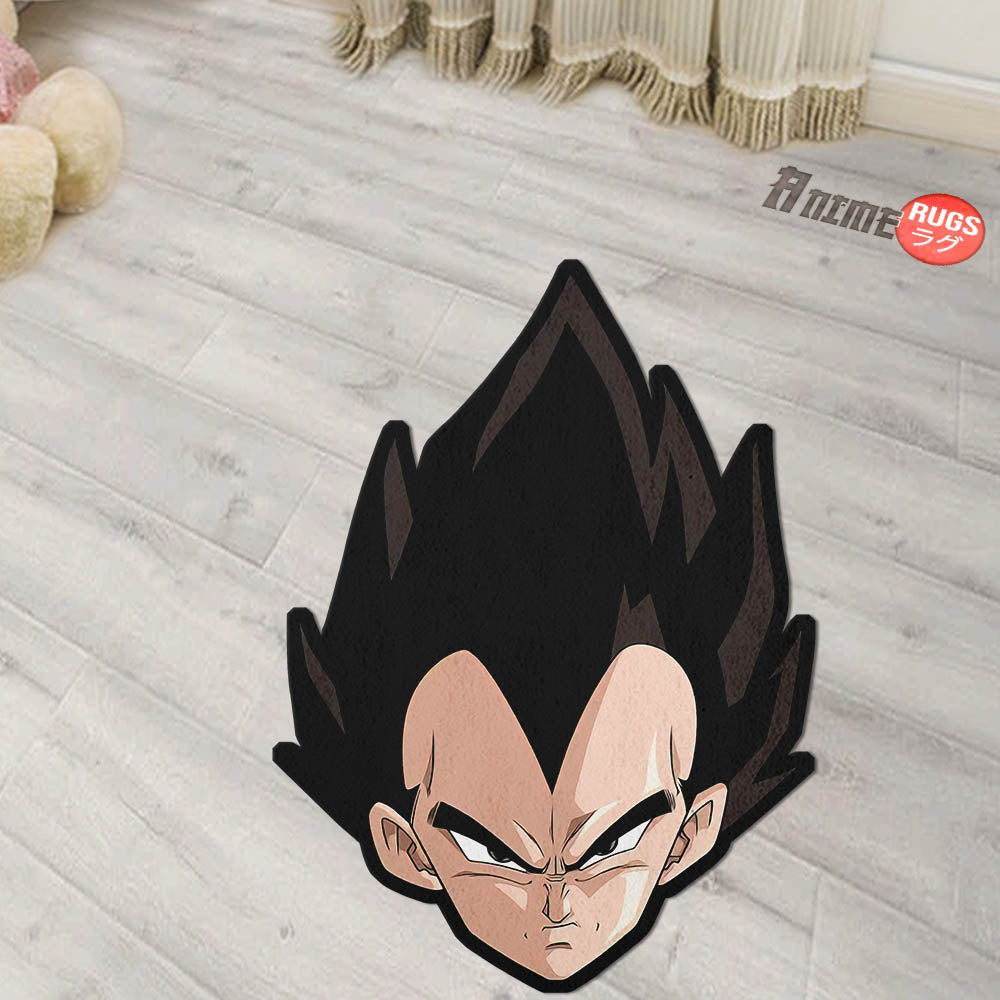 Vegeta Shaped Rugs Custom Anime Dragon Ball Carpets Room Decor Mats-Animerugs