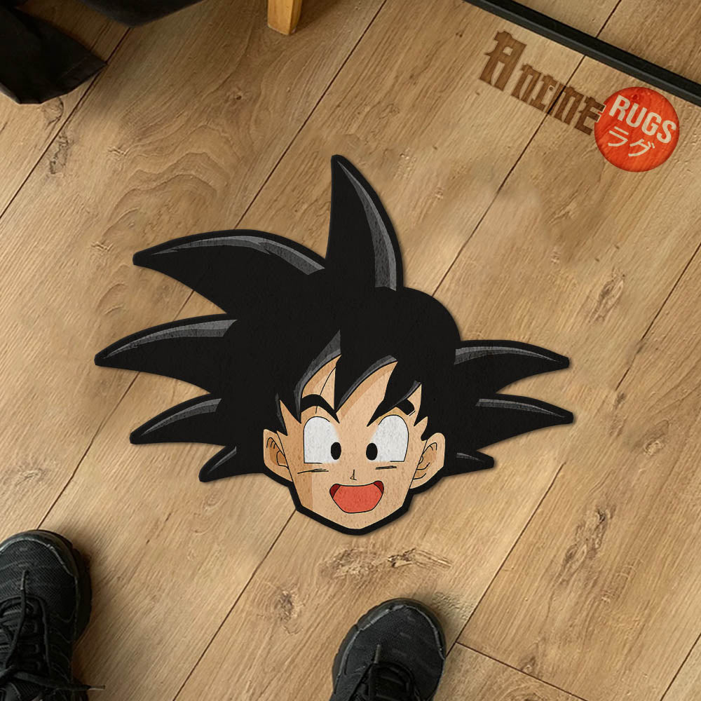 Goten Shaped Rugs Custom Anime Dragon Ball Carpets Room Decor Mats-Animerugs