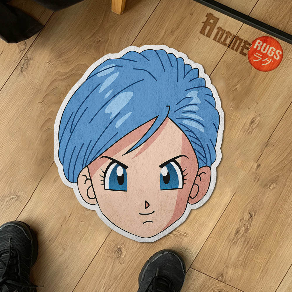 Bulma Shaped Rugs Custom Anime Dragon Ball Carpets Room Decor Mats-Animerugs