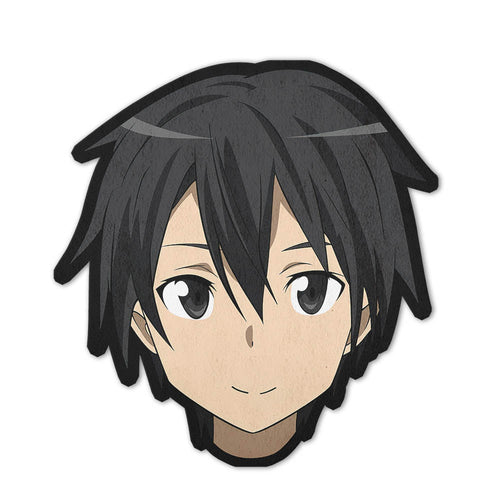 Kazuto Kirigaya Shaped Rugs Custom Anime Sword Art Online Carpets Room Decor Mats-Animerugs