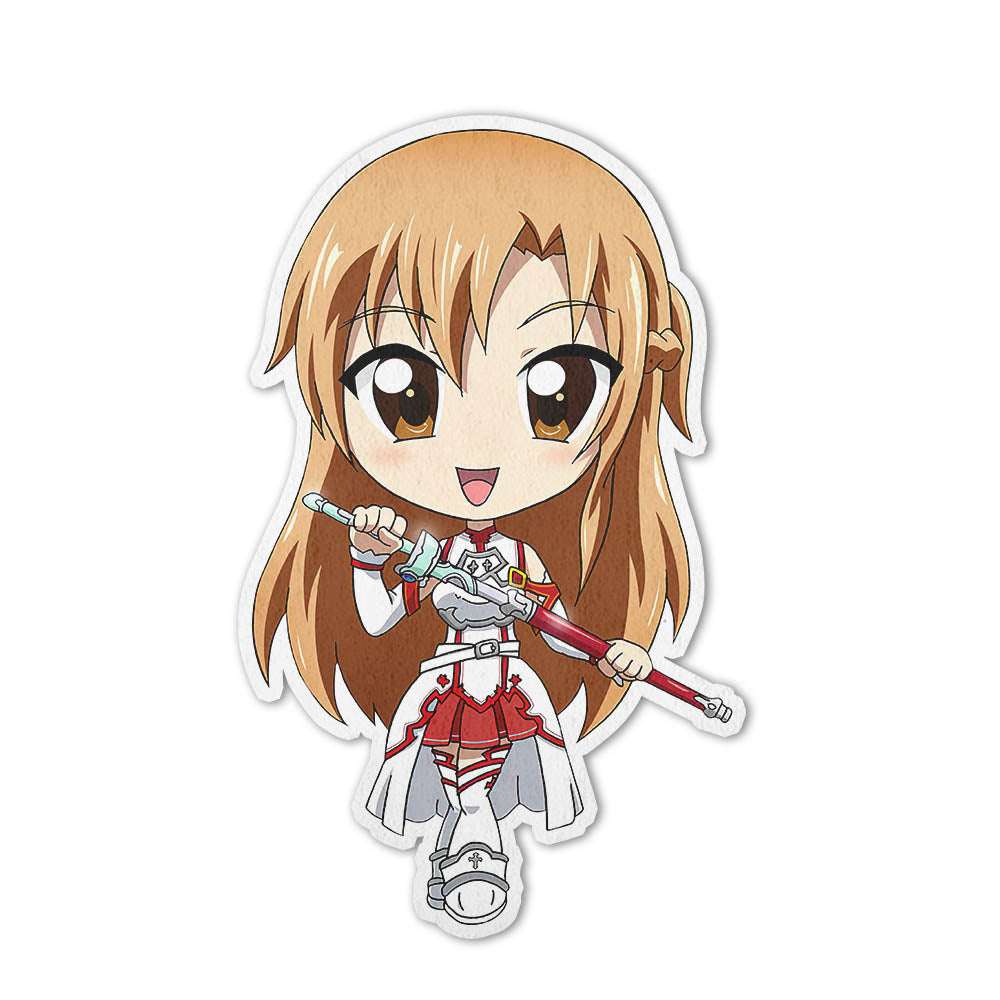 Asuna Yuuki Shaped Rugs Custom Anime Sword Art Online Carpets Room Decor Mats-Animerugs