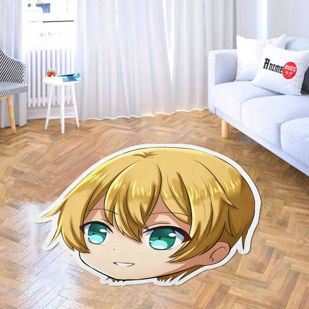 Eugeo Shaped Rugs Custom Anime Sword Art Online Carpets Room Decor Mats-Animerugs