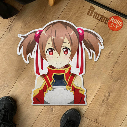 Ayano Keiko Shaped Rugs Custom Anime Sword Art Online Carpets Room Decor Mats-Animerugs