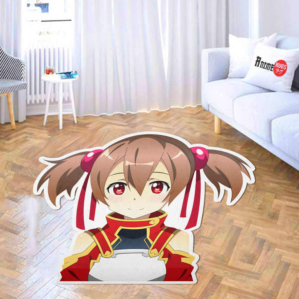 Ayano Keiko Shaped Rugs Custom Anime Sword Art Online Carpets Room Decor Mats-Animerugs