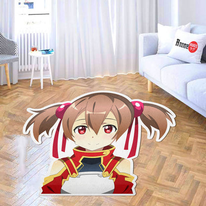 Ayano Keiko Shaped Rugs Custom Anime Sword Art Online Carpets Room Decor Mats-Animerugs