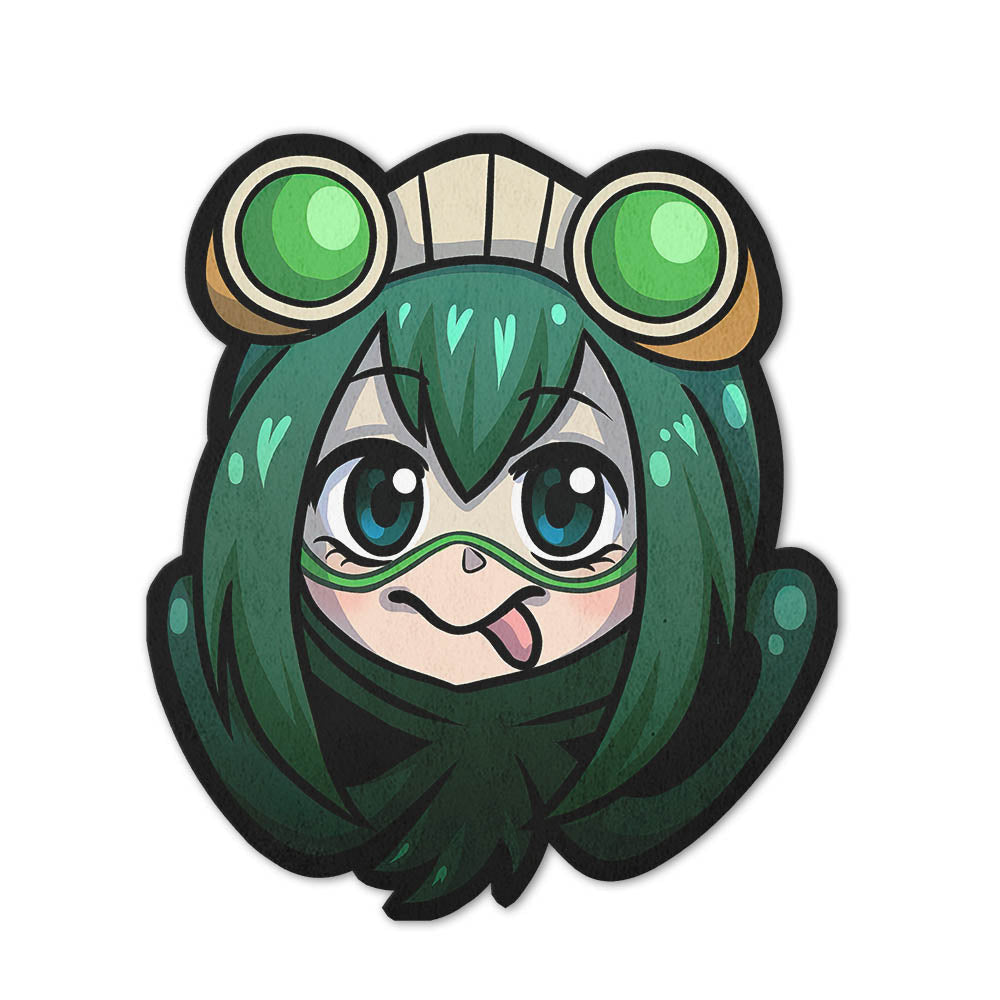Asui Tsuyu Shaped Rugs Custom Anime My Hero Academia Carpets Room Decor Mats-Animerugs