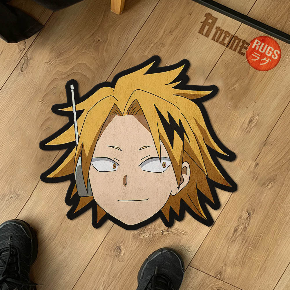 Denki Kaminari Shaped Rugs Custom Anime My Hero Academia Carpets Room Decor Mats-Animerugs