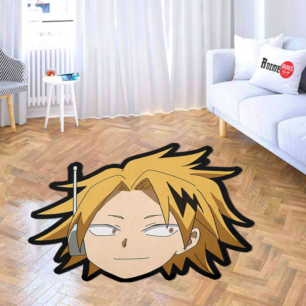 Denki Kaminari Shaped Rugs Custom Anime My Hero Academia Carpets Room Decor Mats-Animerugs