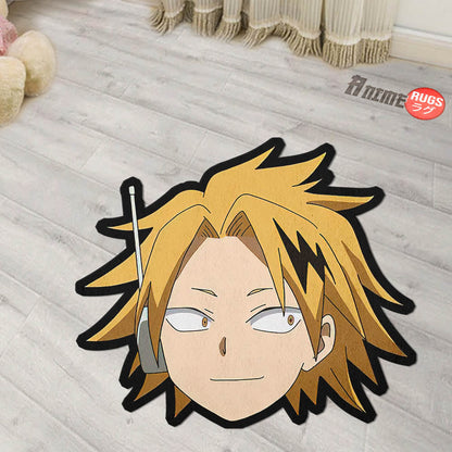 Denki Kaminari Shaped Rugs Custom Anime My Hero Academia Carpets Room Decor Mats-Animerugs
