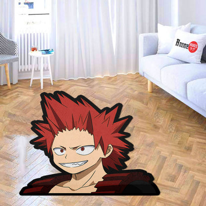 Eijiro Kirishima Shaped Rugs Custom Anime My Hero Academia Carpets Room Decor Mats-Animerugs