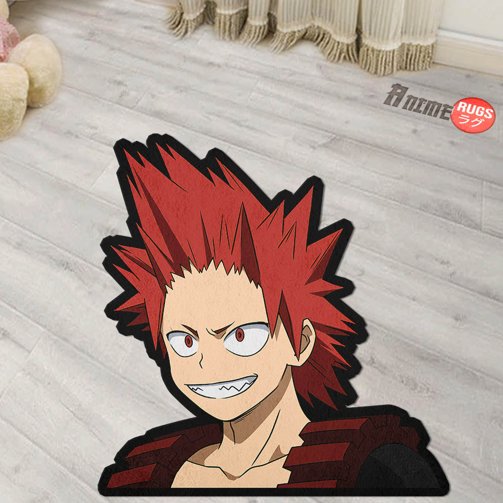 Eijiro Kirishima Shaped Rugs Custom Anime My Hero Academia Carpets Room Decor Mats-Animerugs