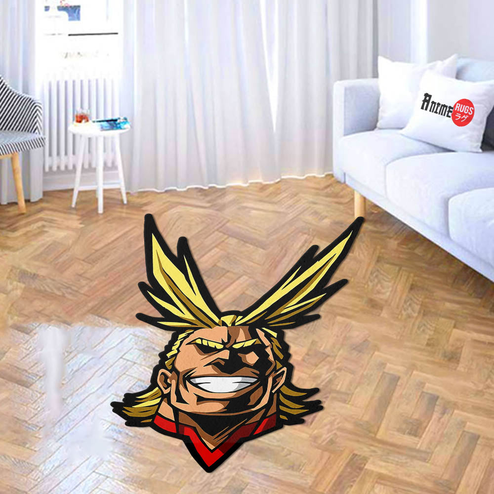 All Might Shaped Rugs Custom Anime My Hero Academia Carpets Room Decor Mats-Animerugs