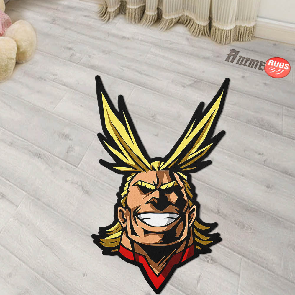 All Might Shaped Rugs Custom Anime My Hero Academia Carpets Room Decor Mats-Animerugs