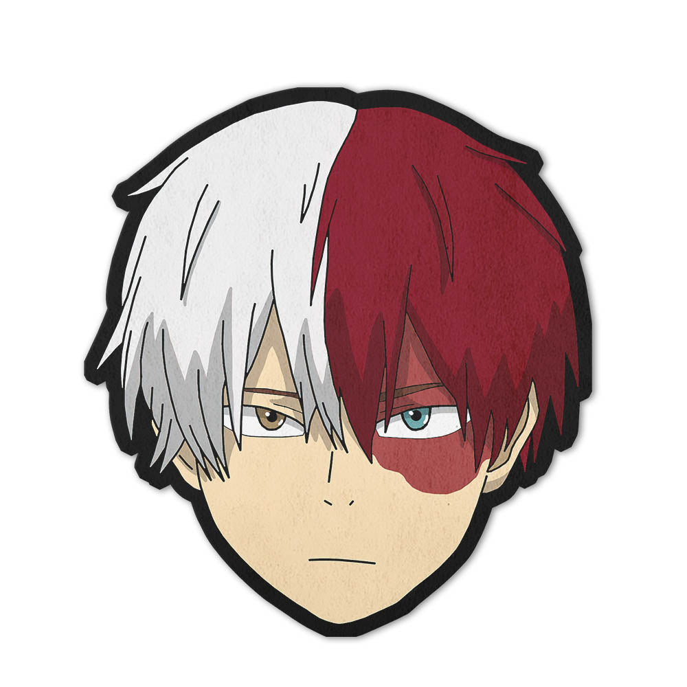 Shoto Todoroki Shaped Rugs Custom Anime My Hero Academia Carpets Room Decor Mats-Animerugs