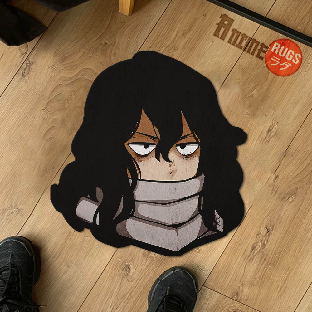 Shouta Aizawa Shaped Rugs Custom Anime My Hero Academia Carpets Room Decor Mats-Animerugs
