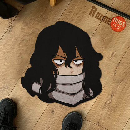 Shouta Aizawa Shaped Rugs Custom Anime My Hero Academia Carpets Room Decor Mats-Animerugs