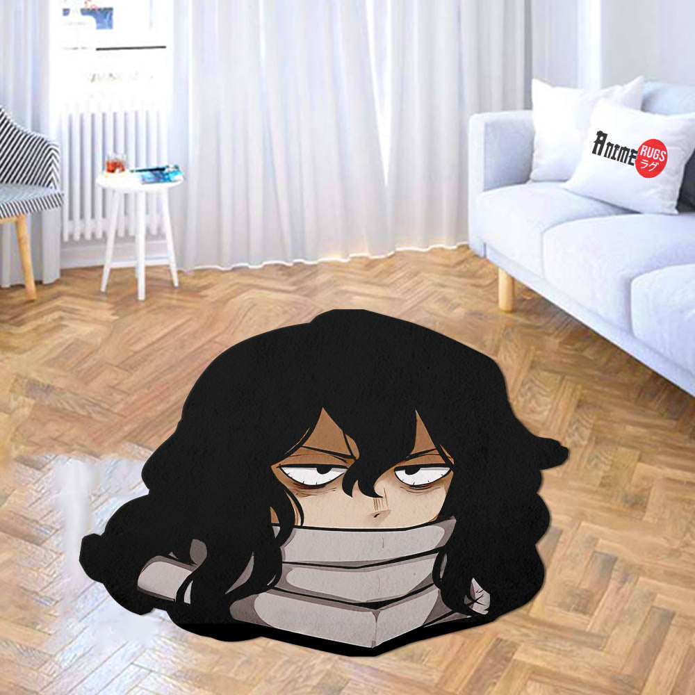 Shouta Aizawa Shaped Rugs Custom Anime My Hero Academia Carpets Room Decor Mats-Animerugs