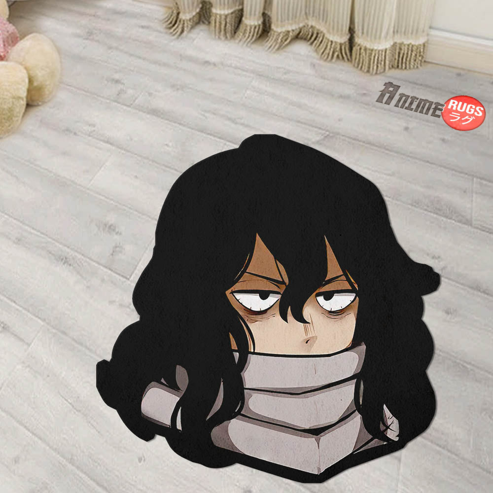 Shouta Aizawa Shaped Rugs Custom Anime My Hero Academia Carpets Room Decor Mats-Animerugs