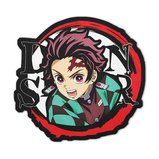 Tanjirou Kamado Shaped Rug Custom Anime Demon Slayer Mats For Bedroom Living Room Quality Carpets-Animerugs