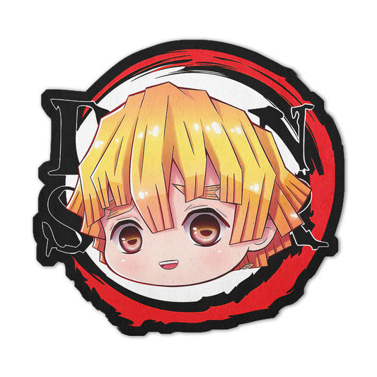 Zenitsu Agatsuma Shaped Rug Custom Anime Demon Slayer Mats For Bedroom Living Room Quality Carpets-Animerugs
