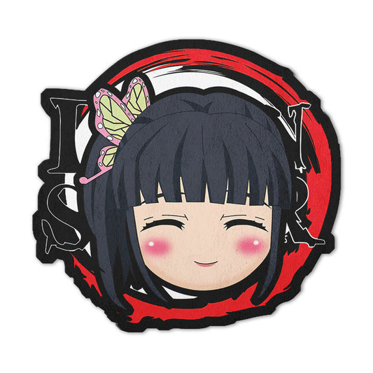 Kanao Tsuyuri Shaped Rug Custom Anime Demon Slayer Mats For Bedroom Living Room Quality Carpets-Animerugs