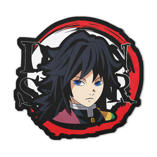 Giyuu Tomioka Shaped Rug Custom Anime Demon Slayer Mats For Bedroom Living Room Quality Carpets-Animerugs