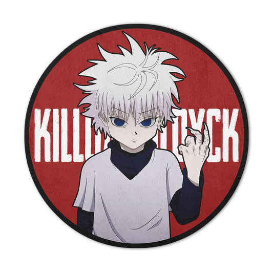 Killua Zoldyck Shaped Rug Custom Anime Hunter x Hunter Mats For Bedroom Living Room Quality Carpets-Animerugs