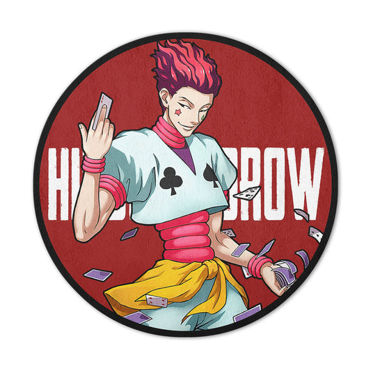 Hisoka Morow Shaped Rug Custom Anime Hunter x Hunter Mats For Bedroom Living Room Quality Carpets-Animerugs