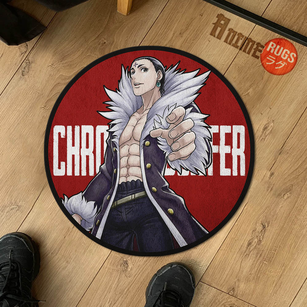 Chrollo Lucilfer Shaped Rug Custom Anime Hunter x Hunter Mats For Bedroom Living Room Quality Carpets-Animerugs