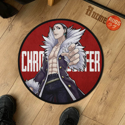 Chrollo Lucilfer Shaped Rug Custom Anime Hunter x Hunter Mats For Bedroom Living Room Quality Carpets-Animerugs