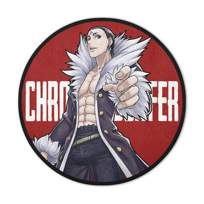 Chrollo Lucilfer Shaped Rug Custom Anime Hunter x Hunter Mats For Bedroom Living Room Quality Carpets-Animerugs
