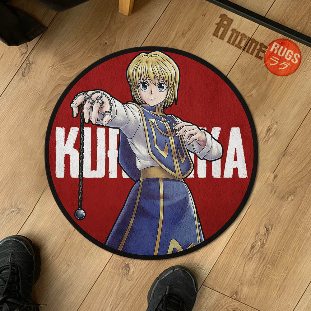 Kurapika Shaped Rug Custom Anime Hunter x Hunter Mats For Bedroom Living Room Quality Carpets-Animerugs