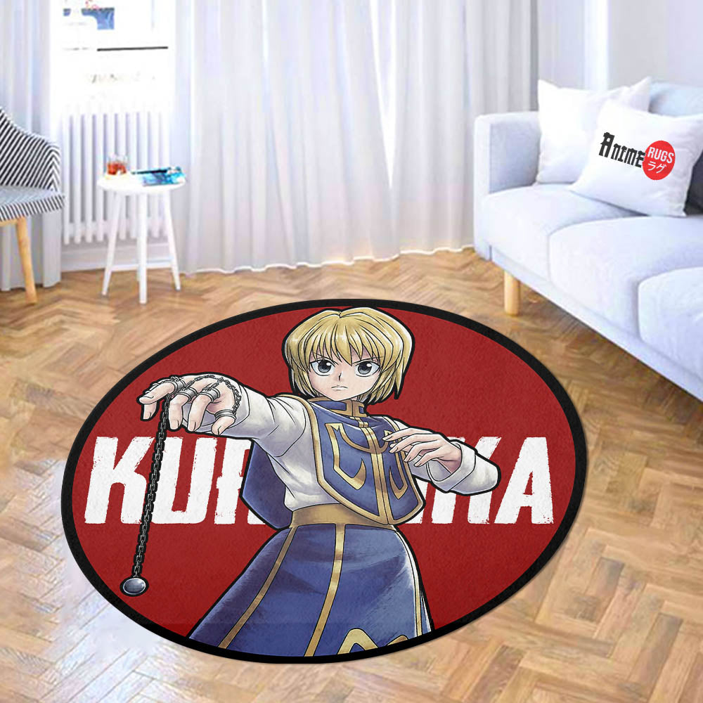 Kurapika Shaped Rug Custom Anime Hunter x Hunter Mats For Bedroom Living Room Quality Carpets-Animerugs