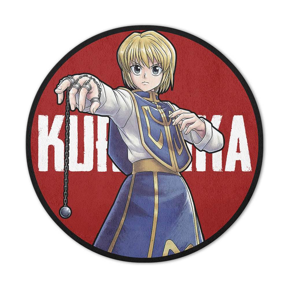 Kurapika Shaped Rug Custom Anime Hunter x Hunter Mats For Bedroom Living Room Quality Carpets-Animerugs