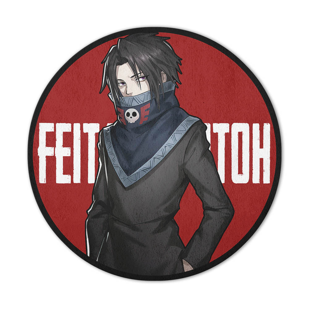 Feitan Pohtoh Shaped Rug Custom Anime Hunter x Hunter Mats For Bedroom Living Room Quality Carpets-Animerugs